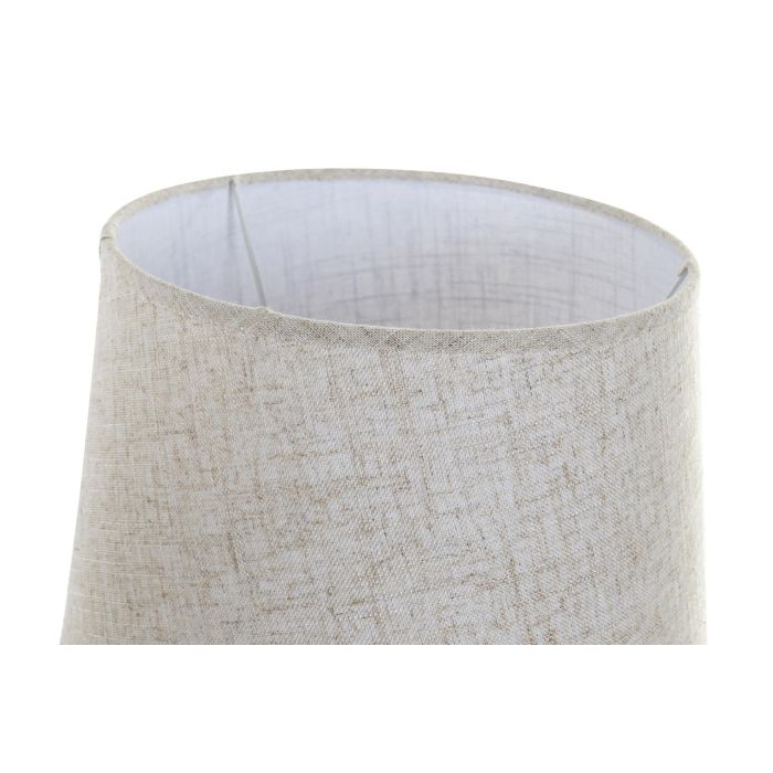 Lampara Sobremesa Sixties DKD Home Decor Beige Crema 30 x 57 x 30 cm (2 Unidades) 3