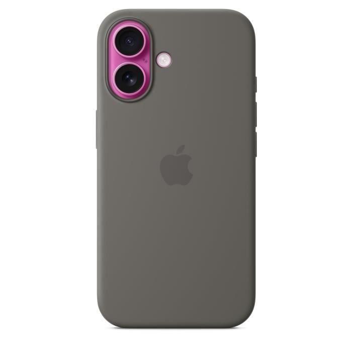 APPLE iPhone 16 - Funda de Silicona con MagSafe - Gris Piedra 2 APPLE iPhone 16 - Funda de Silicona con MagSafe - Gris Piedra 2