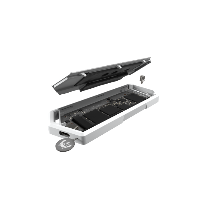 Asus Rog Strix Arion Hatsune Miku Edition Caja Externa para Unidad de Estado Sólido (Ssd) Blanco M.2 8