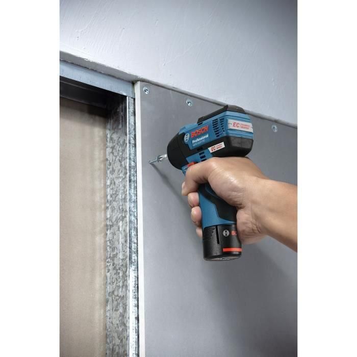 Bosch Professional GDR 12V-110 Atornillador de Impacto Inalámbrico 12V sin Batería, con L-BOXX, Par 110 Nm, 2 Velocidades 2