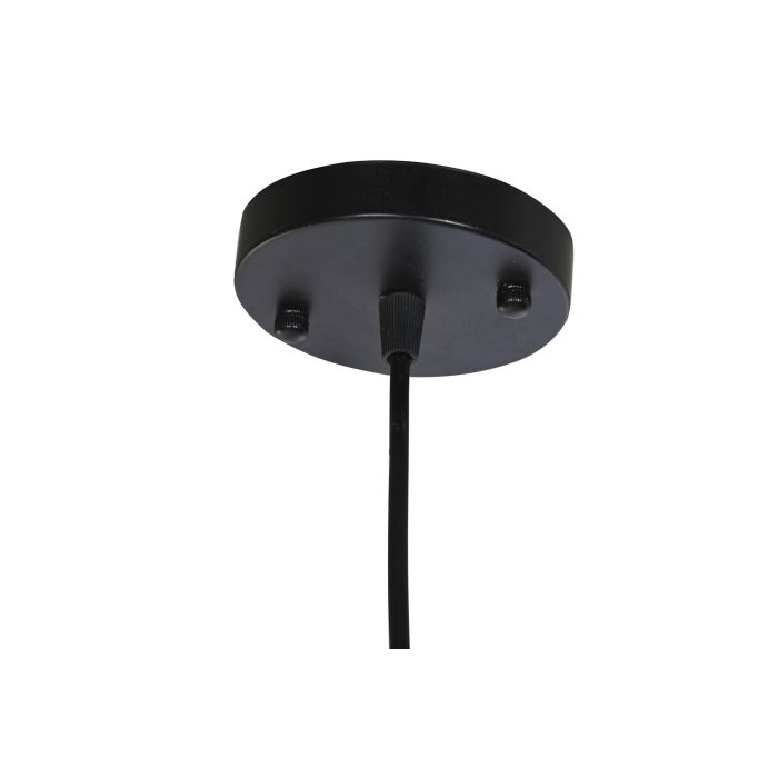 DKD Home Decor Lámpara Techo Urban Marron Beige Ratan Poliester Flecos 45 x 46 x 45 cm 4