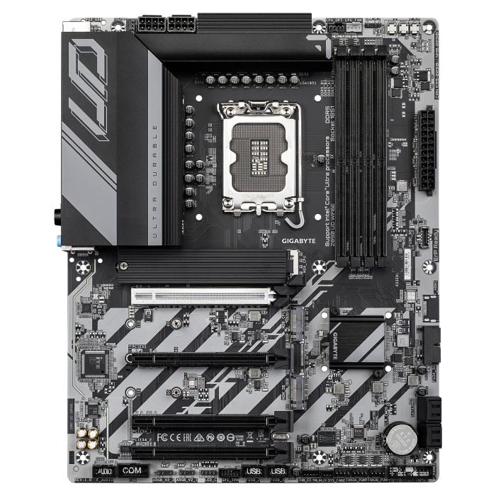 Gigabyte Placa Base Z890 UD WIFI6E Intel Core Ultra Serie 2 DDR5 Wi-Fi 6E ATX LGA 1851 1