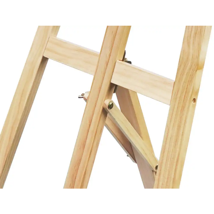 Liderpapel Caballete de Pie para Pintor en Madera de Pino Barnizado, 58.5x175x75 cm, Certificado FSC 4