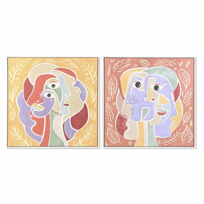 Cuadro Urban DKD Home Decor Multicolor 4 x 83 x 83 cm (2 Unidades) Cuadro Urban DKD Home Decor Multicolor 4 x 83 x 83 cm (2 Unidades)