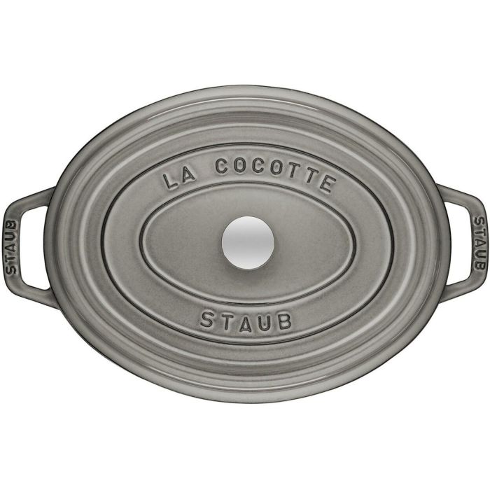 Staub La Cocotte ovalada 29cm Hierro Fundido Grafito-gris para cocción lenta y horno 1 Staub La Cocotte ovalada 29cm Hierro Fundido Grafito-gris para cocción lenta y horno 1