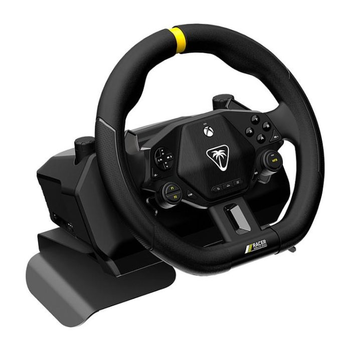 Turtle Beach Racer Volante de carreras inalámbrico para Xbox Series X|S, Xbox One y PC Windows 10/11 - Negro (Gearbox)