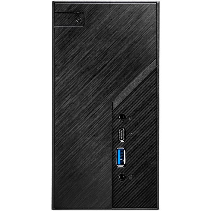 ASRock DeskMini H470 Mini PC Barebone, LGA 1200, Intel H470, Sin CPU, 1.92L, Negro