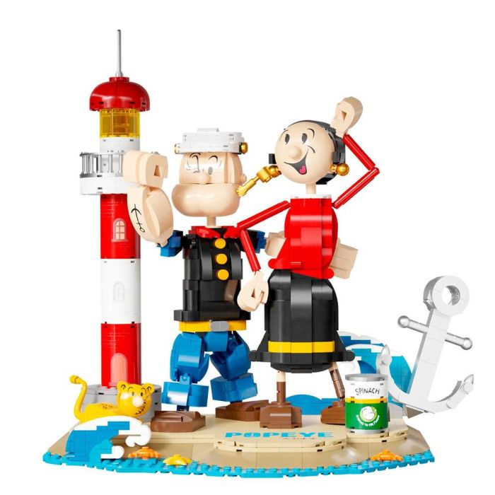 Kit Construccion Popeye & Olivia Popeye 1500pzs 0 Kit Construccion Popeye & Olivia Popeye 1500pzs 0