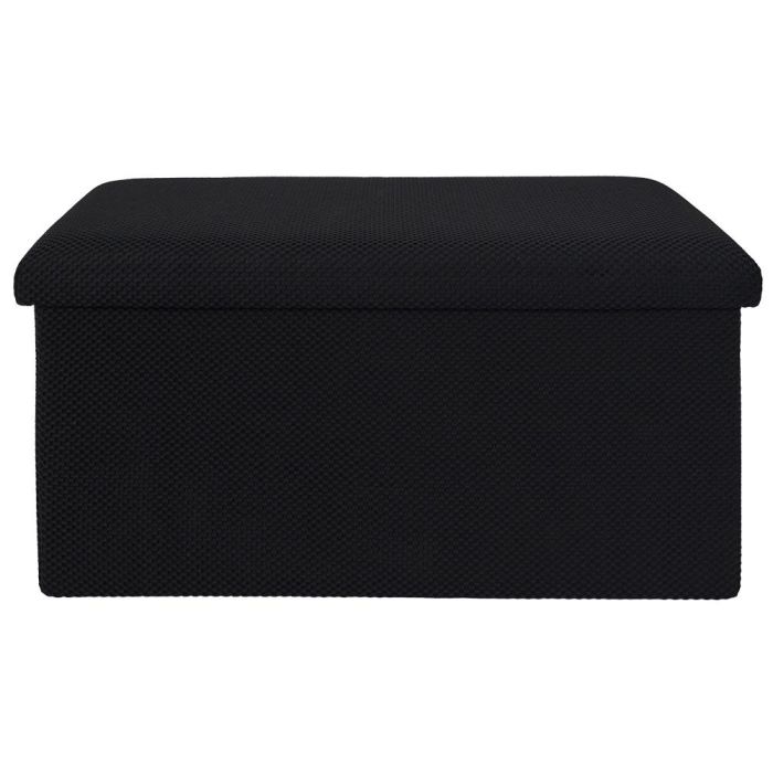 Banco-Puf Plegable Atom Negro Home Deco Factory 3 Banco-Puf Plegable Atom Negro Home Deco Factory 3