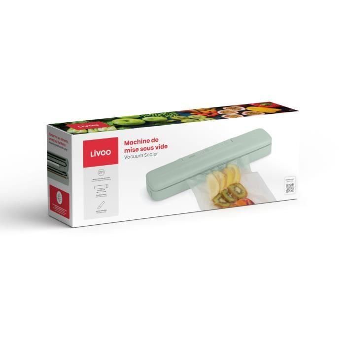 Livoo DOM503V LIV1724733350834 Envasadora al vacío 80W, 2 funciones, con rollo de film y cuchilla de corte 5 Livoo DOM503V LIV1724733350834 Envasadora al vacío 80W, 2 funciones, con rollo de film y cuchilla de corte 5