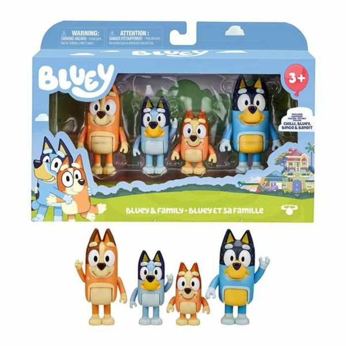 Figura bluey pack de 4 figuras con diferentees temas. 6 cm - modelos surtidos 4 Figura bluey pack de 4 figuras con diferentees temas. 6 cm - modelos surtidos 4