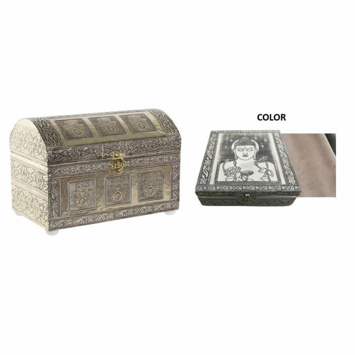 Joyero Arabe DKD Home Decor Champan Beige 15.5 x 18 x 25 cm 1