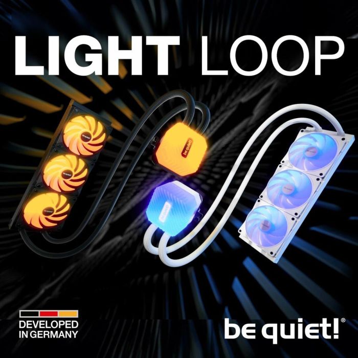 be quiet! LIGHT LOOP 240mm ARGB White Refrigeración Líquida para Procesador 16