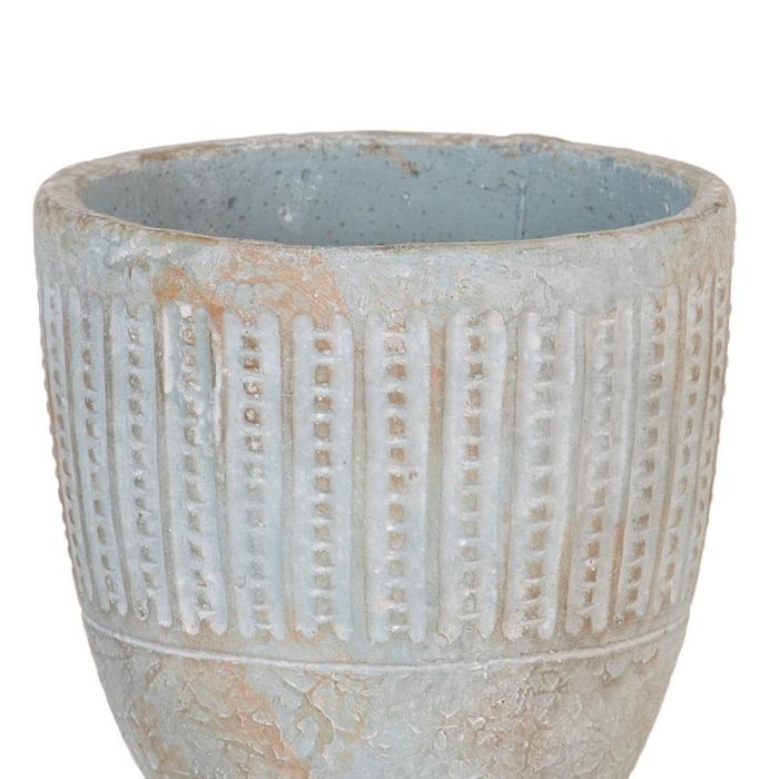 Macetero Cemento Decoración 14 X 14 X 14 cm