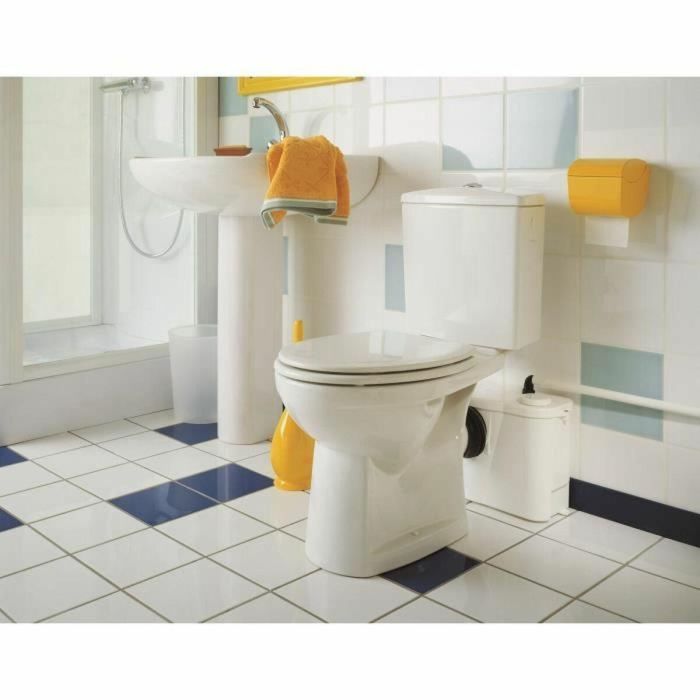 Sfa Sanisan Trituradora de Inodoro Adaptable a WC Tradicional - Bomba Maceradora con Desagüe 20m Horizontal / 1m Vertical 1