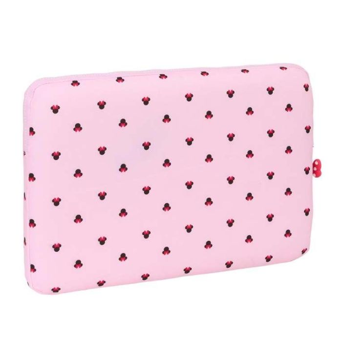 Funda para Portátil Minnie Mouse Naive Rosa 15,6'' 39,5 x 27,5 x 3,5 cm 1
