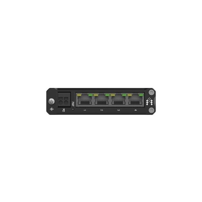 Teltonika Networks Integrated DIN rail bracket and surface mounting options, 102 x 25 x 81.5 mm, 4 x Gigabit Ethernet with speeds of up to 1000 Mbps, 7-57 V Wide range of supported power supply voltages 5