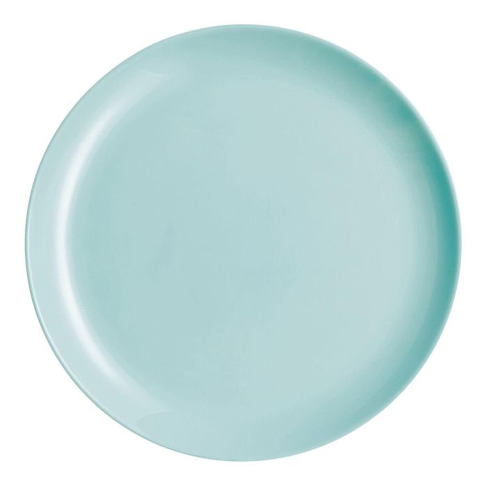 Plato Llano Luminarc Diwali Turquesa Vidrio (25 cm) (24 Unidades) 3 Plato Llano Luminarc Diwali Turquesa Vidrio (25 cm) (24 Unidades) 3