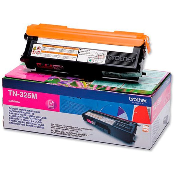 Toner Brother Tn-325M Magenta -3,500Pag- Hl-4140Cn Hl-4150Cdn Hl-4570Cdw Dcp-9055Cdn Dcp-9270Cdw 1