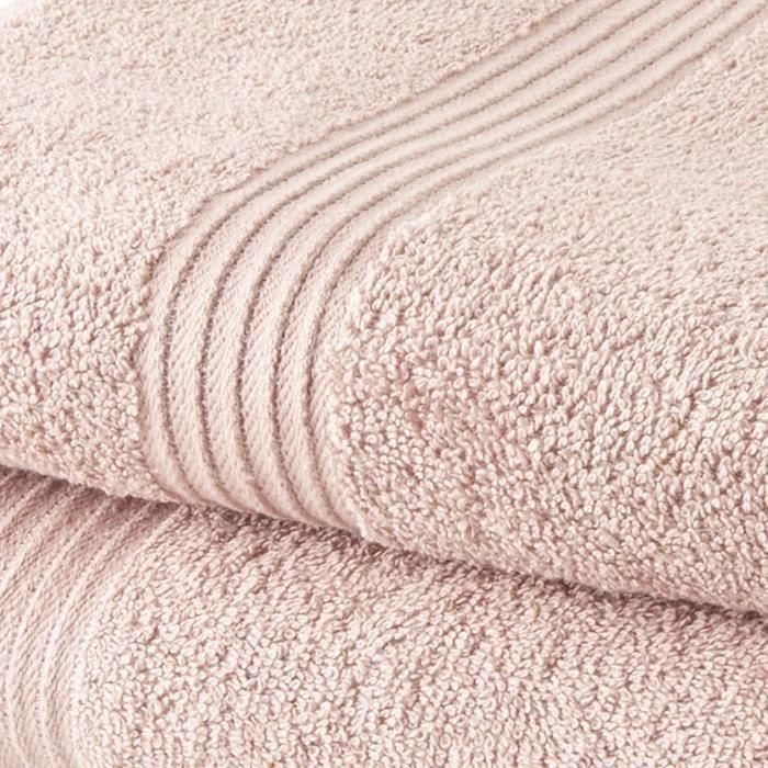 TODAY Juego de 1 Toalla de baño 100% algodón 70x30 cm + 1 Toalla de baño 50x100 cm - Rosa arena 1 TODAY Juego de 1 Toalla de baño 100% algodón 70x30 cm + 1 Toalla de baño 50x100 cm - Rosa arena 1