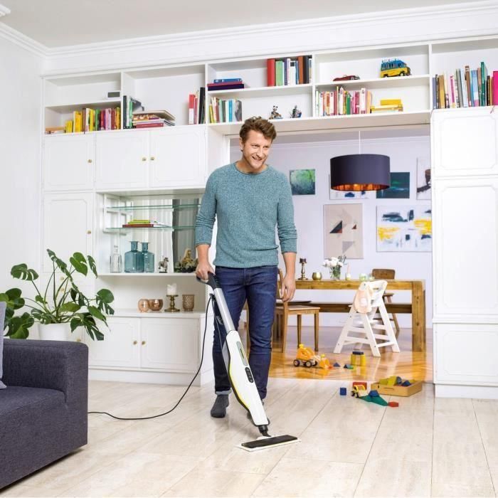 Mopa a vapor - KARCHER - SC 3 UPRIGHT EasyFix - Elimina hasta el 99,99% de virus y bacterias 2