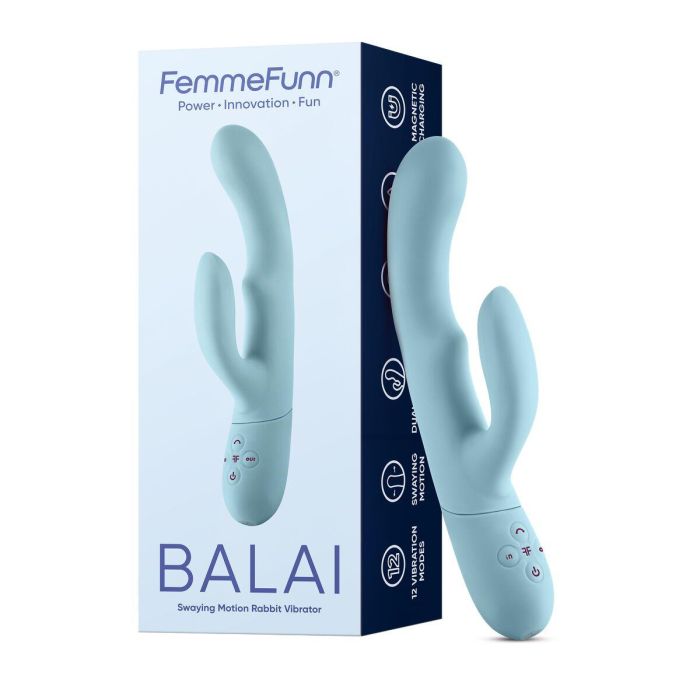 Vibrador Punto G FemmeFunn Balai Azul 7 Vibrador Punto G FemmeFunn Balai Azul 7