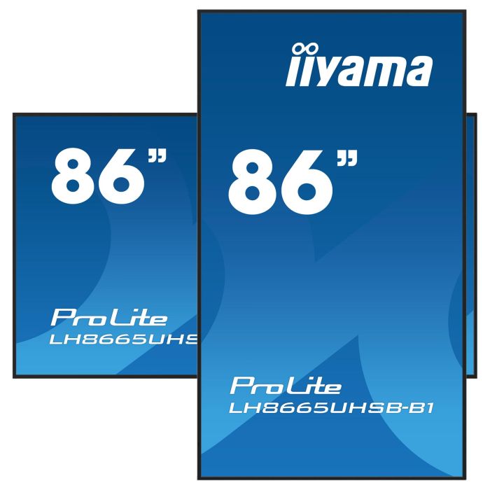 iiyama LH8665UHSB-B1 Pantalla Profesional 86 Pulgadas 4K UHD IPS 24/7 Wifi 11