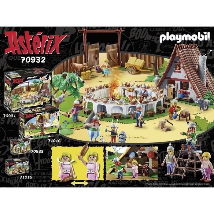 Cabaña de abraracúrcix playmobil astérix 4