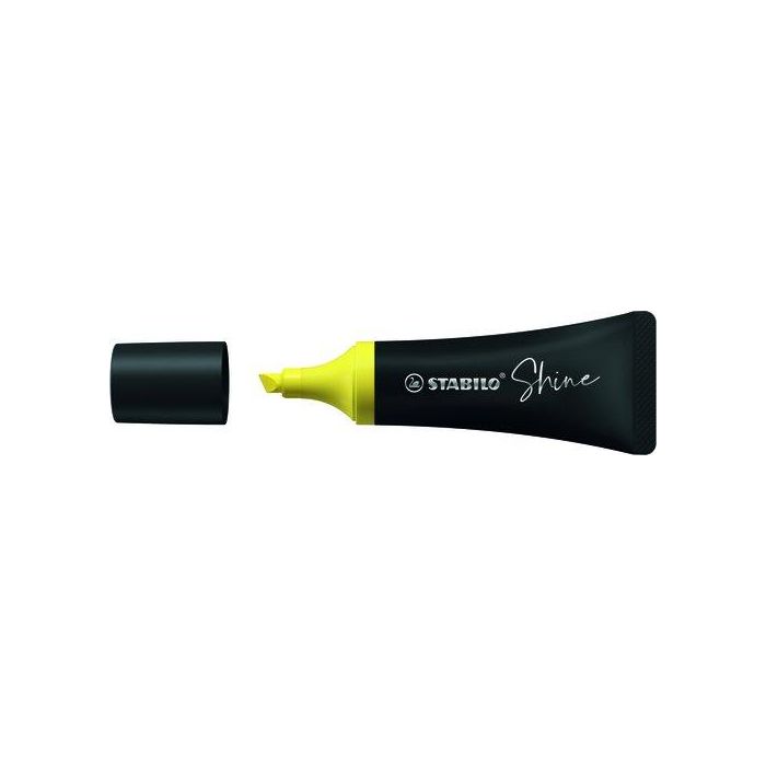 Marcador Fluor Stabilo Shine 76 Amarillo 10 unidades