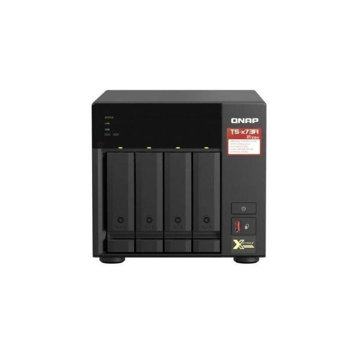 NAS QNAP TS-473A-8G/ 4 Bahías 3.5"- 2.5"/ 8GB DDR4/ Formato Torre NAS QNAP TS-473A-8G/ 4 Bahías 3.5"- 2.5"/ 8GB DDR4/ Formato Torre