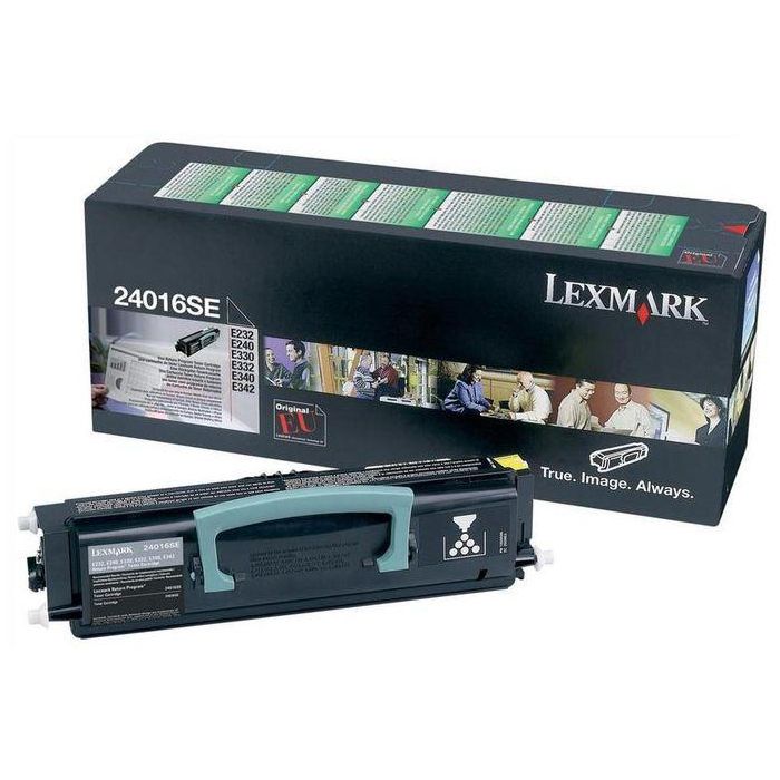 Lexmark Cartucho de Tinta Negro E23/E33 para Impresoras Lexmark, Rendimiento de 2500 Páginas