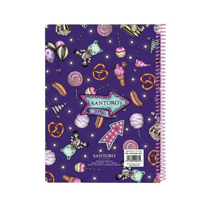 Libreta cuarto 80 h. tapas duras gorjuss™ fairground "up and away" 15,5x22x1cm 1 Libreta cuarto 80 h. tapas duras gorjuss™ fairground "up and away" 15,5x22x1cm 1
