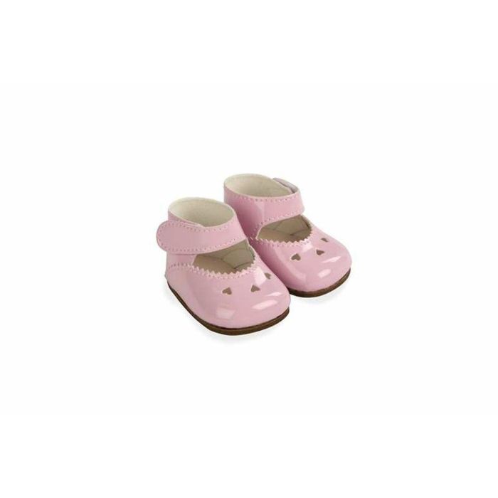 Set zapatos rosa para muñecos de 45 cm