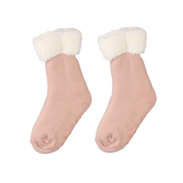 Calcetin Sherpa Infantil Rosa Palo Giftdecor 15X30CM (12 Unidades) 1 Calcetin Sherpa Infantil Rosa Palo Giftdecor 15X30CM (12 Unidades) 1