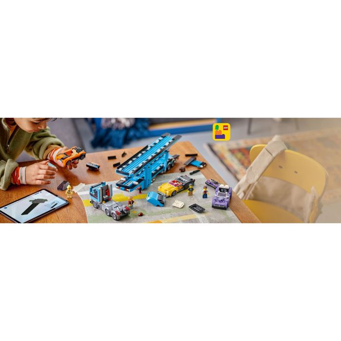 LEGO 60408 City Transporte de Coches Deportivos, 4 Vehículos para Niños 6 LEGO 60408 City Transporte de Coches Deportivos, 4 Vehículos para Niños 6