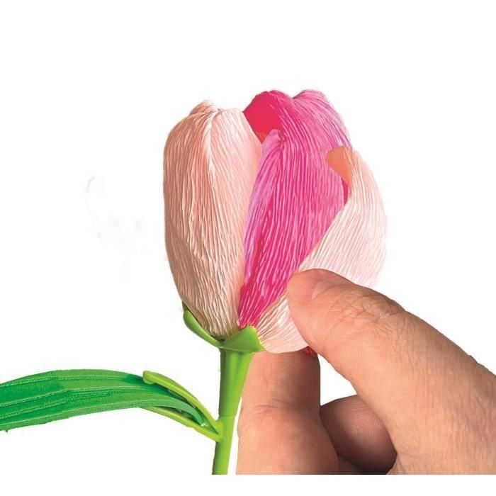 Clementoni CLE8005125188789 Kit Crea tus flores Tulipán 2