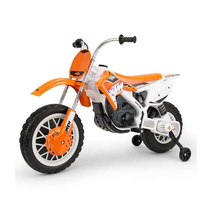 Moto bateria cross ktm sx 12v con banda de goma en rueda trasera 116x58,5x80 cm 2