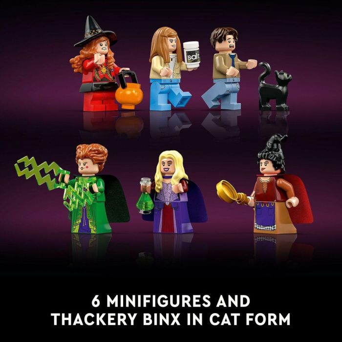Lego Ideas Hocus Pocus Disney: La Mansión de las Hermanas Sanderson 21341 - Set de Construcción de Halloween para Adultos 3