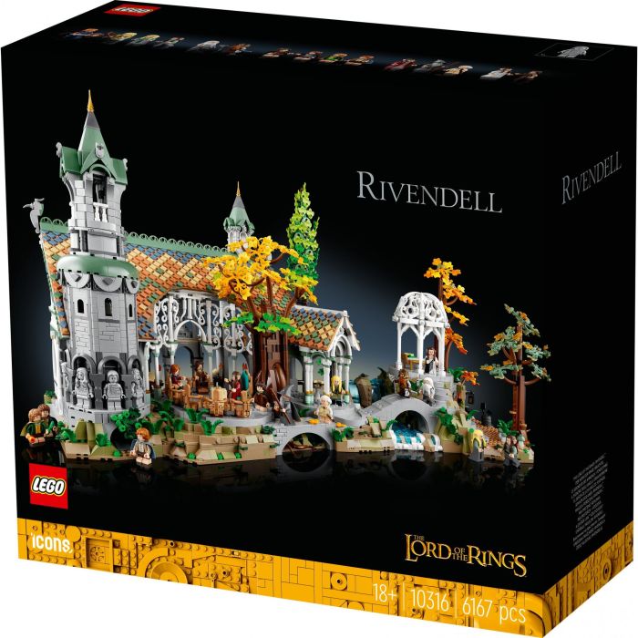 LEGO Icons El Señor de los Anillos: Bruchtal 10316, Juego de Construcción con 6167 Piezas 8