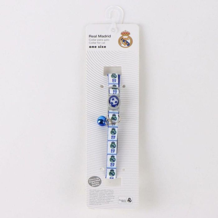 Cerdá Collar para Gato Real Madrid, Azul, Talla Única 2