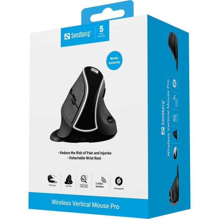 Sandberg Wireless Vertical Mouse Pro 8 Sandberg Wireless Vertical Mouse Pro 8