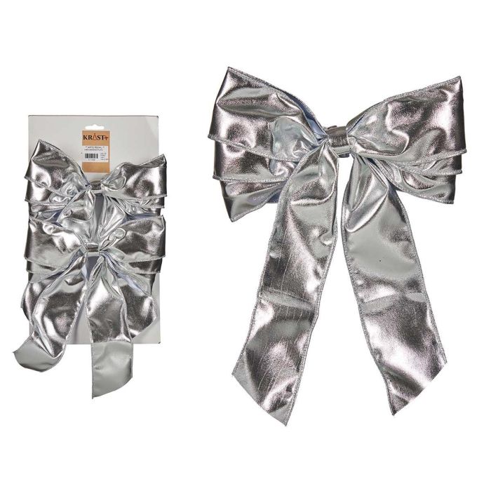 Krist+ Set de 2 Lazos 20x28 cm Plata (12 Unidades) Krist+ Set de 2 Lazos 20x28 cm Plata (12 Unidades)
