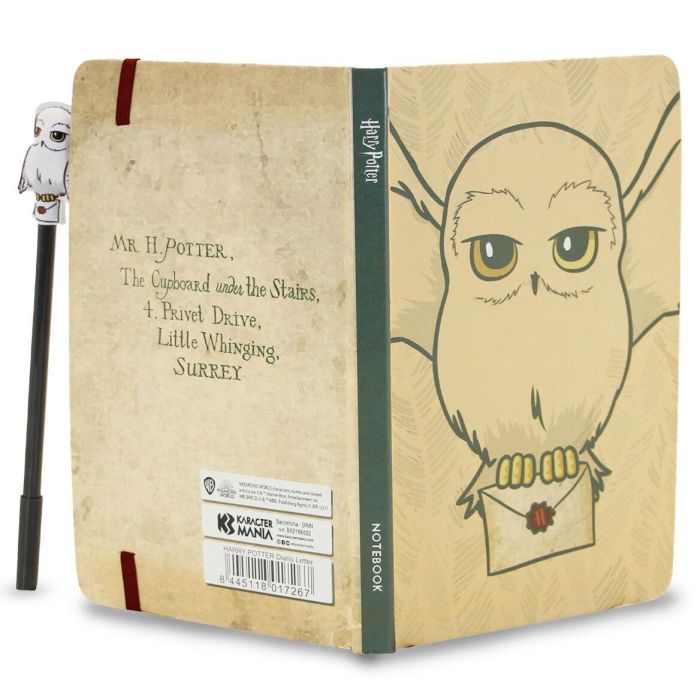 Set diario + boligrafo Hedwig Harry Potter 1 Set diario + boligrafo Hedwig Harry Potter 1