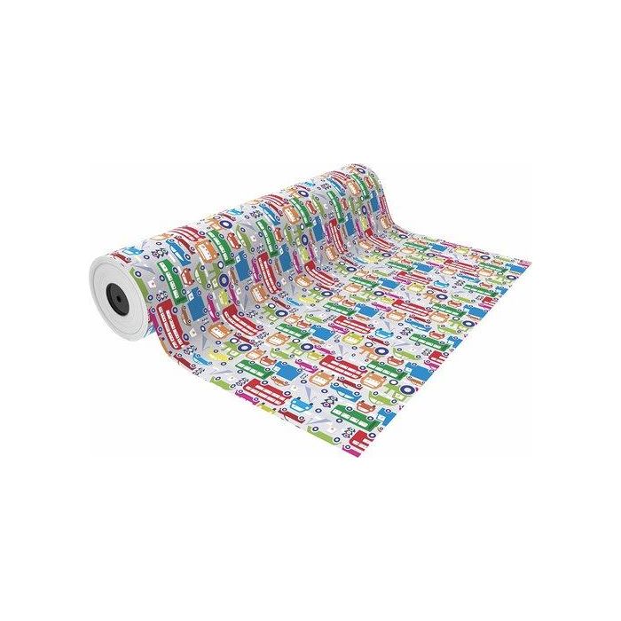Papel De Regalo Bobina Basika 62 Cm X 80 M (4 Kg Aprox.) Infantil (In1504-A 62 Cm)