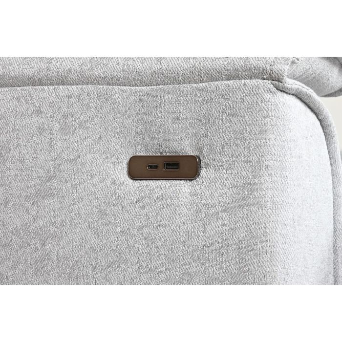 Sofá Cama Home ESPRIT Gris claro Moderno 220 x 153 x 88 cm 9