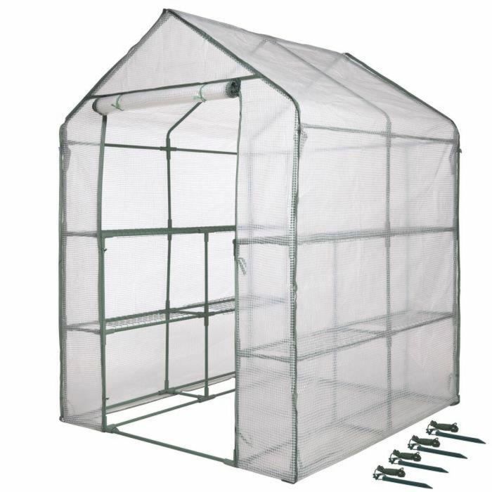 Nature NAT8711338204337 - Invernadero de jardín, altura 195 cm x 143 cm x 143 cm 0 Nature NAT8711338204337 - Invernadero de jardín, altura 195 cm x 143 cm x 143 cm 0