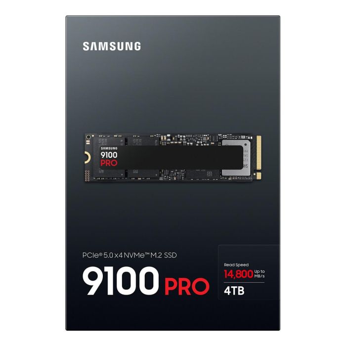 SAMSUNG MZ-VAP4T0 M.2 4TB NVMe PCIe 5.0 SSD 14800 MB/s Velocidad de Lectura 11 SAMSUNG MZ-VAP4T0 M.2 4TB NVMe PCIe 5.0 SSD 14800 MB/s Velocidad de Lectura 11