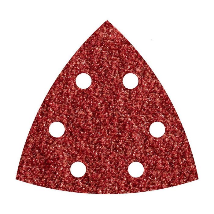 Wolfcraft Hojas de Lija Adhesivas Corindón Perforadas Grano 80 Delta 95mm Pack 5uds 0 Wolfcraft Hojas de Lija Adhesivas Corindón Perforadas Grano 80 Delta 95mm Pack 5uds 0