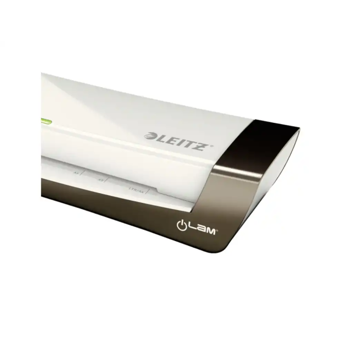 Leitz ILAM OFFICE Plastificadora DIN A4, 2 Rodillos, Hasta 125 micras, Color Blanco/Plata 4