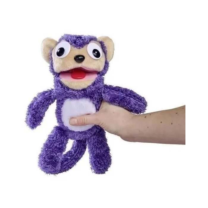Smoby Screamerz Peluche Interactivo Mono 28 cm Ruidos al Agitar o Pulsar el Botón 1